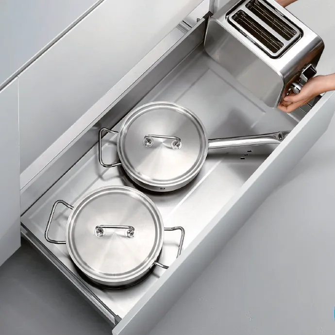 Hi-gold HI-Aluminum Pull Out Drawer Basket